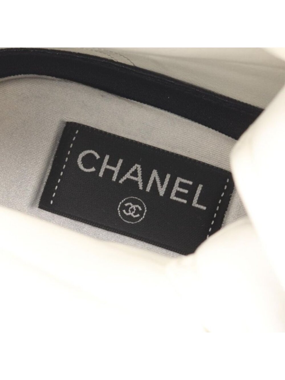 Chanel Sneakers CC Logo Leather Nylon - Picture 5 of 11